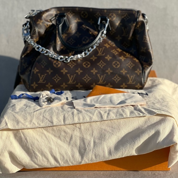 Louis Vuitton Handbags - LOUIS VUITTON - Speedy Soft 30 Dark